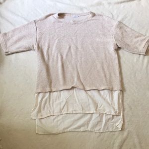 Zara Cream Sweater Top